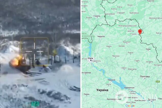 'Не успели разгрузиться, как прилетел 'НЛО': в ВСУ показали кадры точного удара по оккупантам. Видео