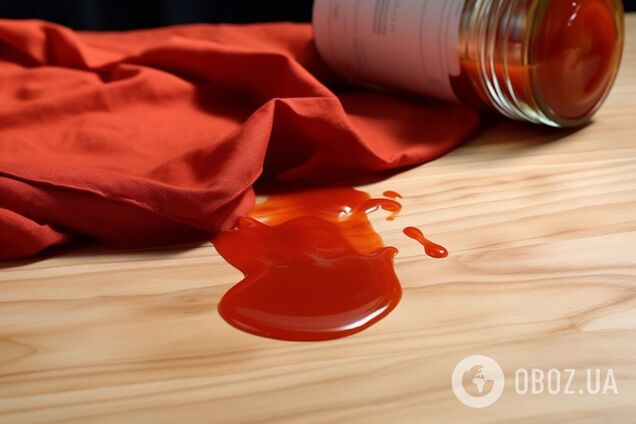 Как отмыть томатный соус с одежды или скатерти: действенный метод