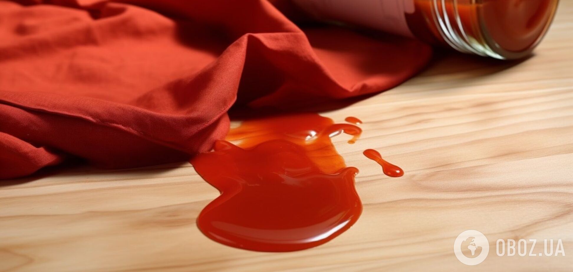 Як відмити томатний соус з одягу чи скатертини: дієвий метод
