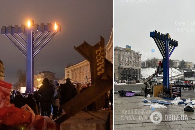 Каждый день в течение недели на ханукии будут зажигать свечу