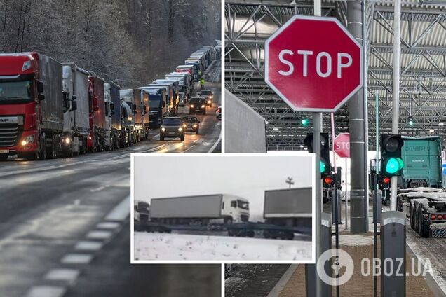 Поляки блокируют украинскую границу, фуры теперь везут поездами