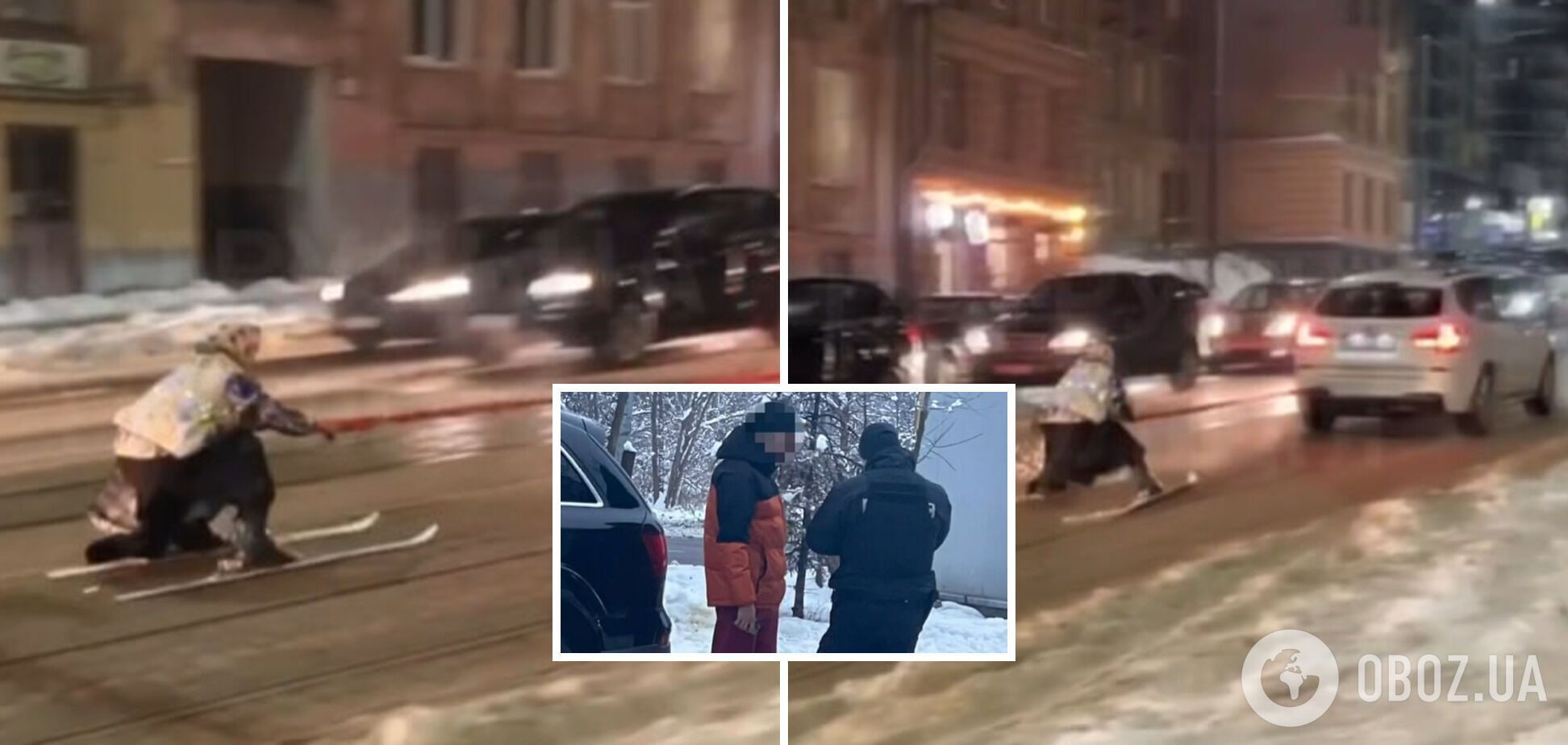 Во Львове полиция оштрафовала блогера, который 'замаскировался' под бабушку и катался на лыжах: данные о нем передали в военкомат
