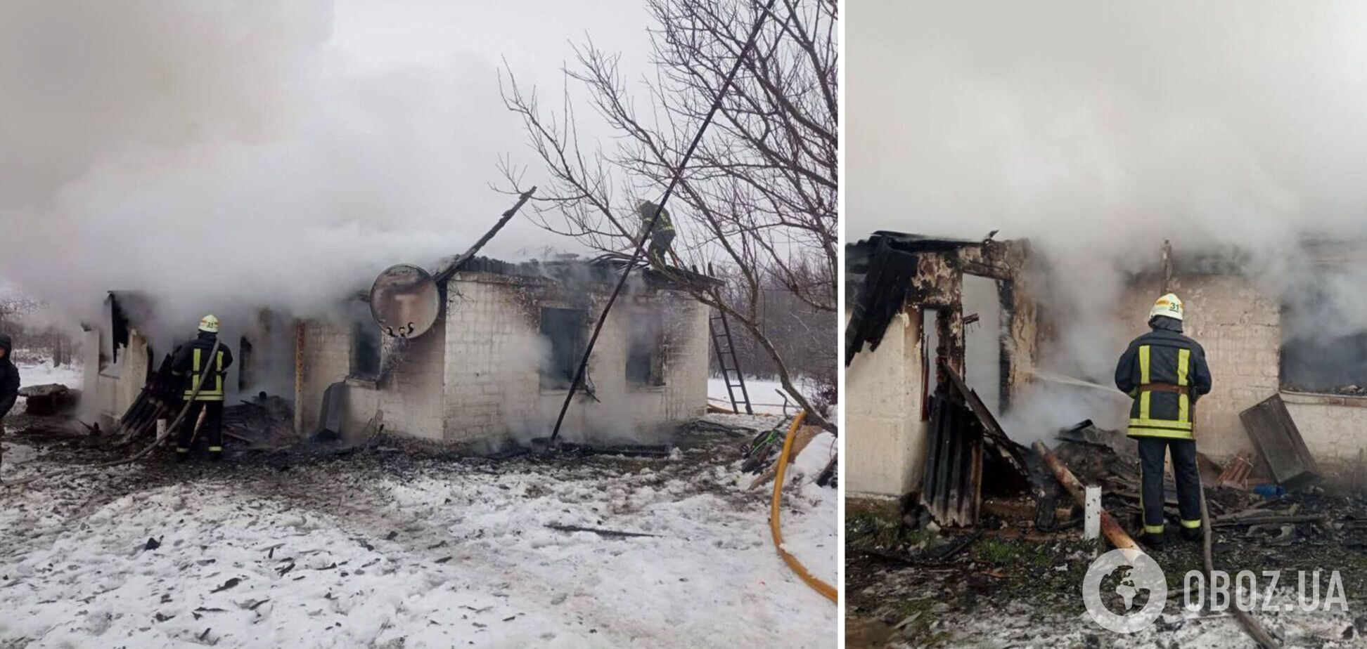 В Житомирской области в пожаре погибли трое маленьких детей. Фото с места трагедии