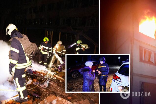 Війська Росії вночі вдарили по Харкову: є влучання і постраждалі. Фото й відео