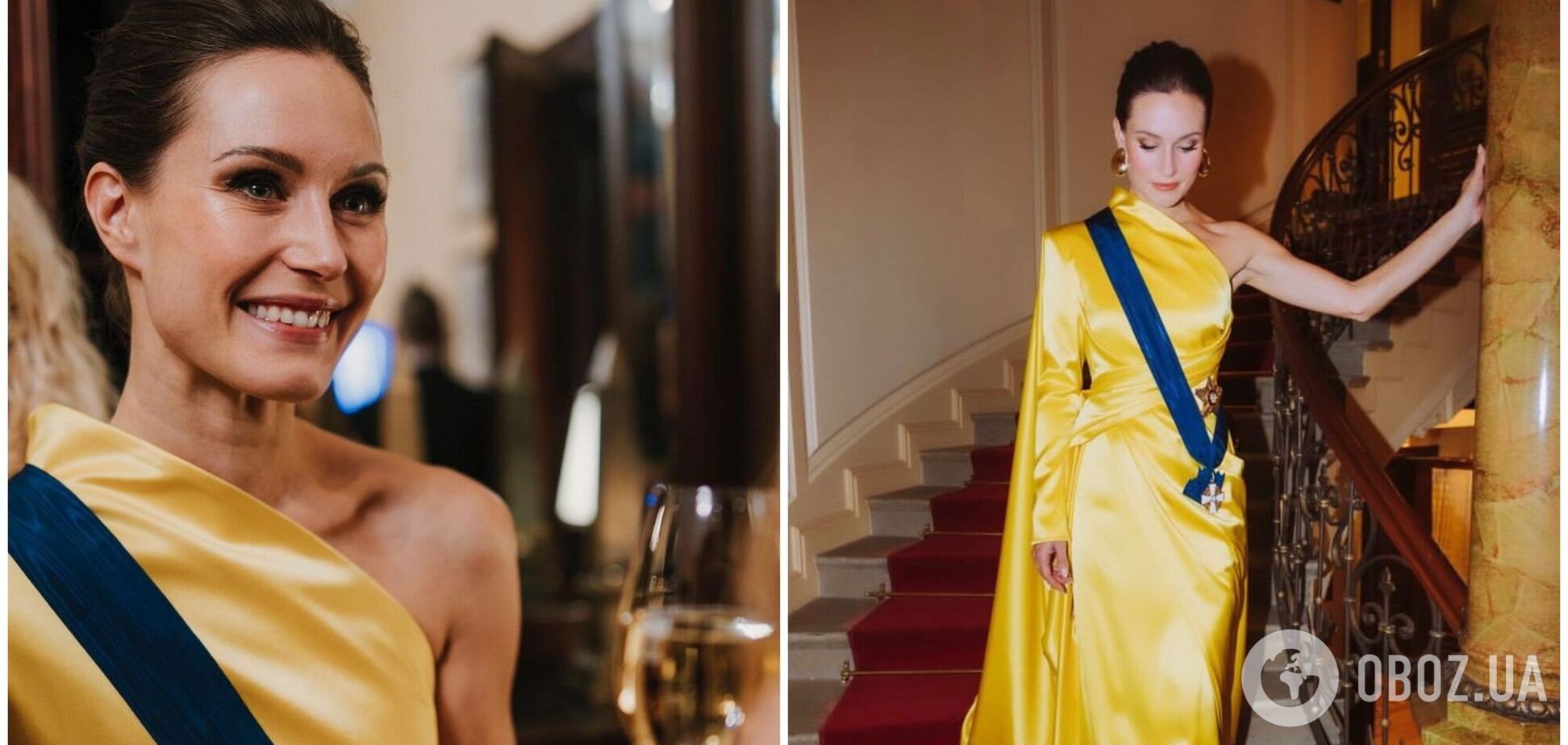 Експрем'єрка Фінляндії Санна Марін засвітилася на публіці у синьо-жовтій сукні