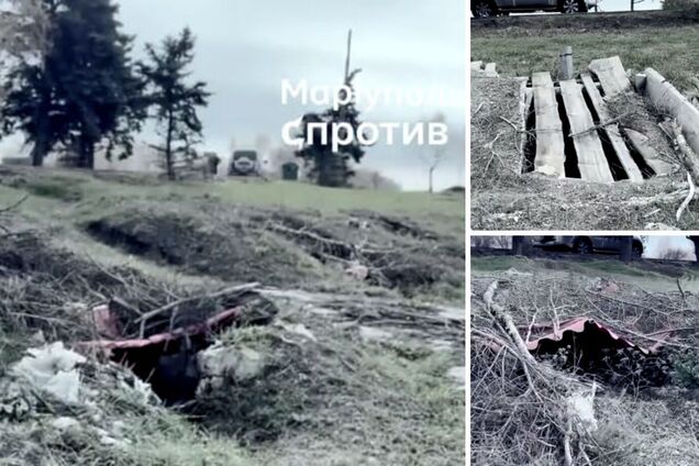 Росія почала масово відновлювати оборонні споруди навколо Маріуполя. Фото