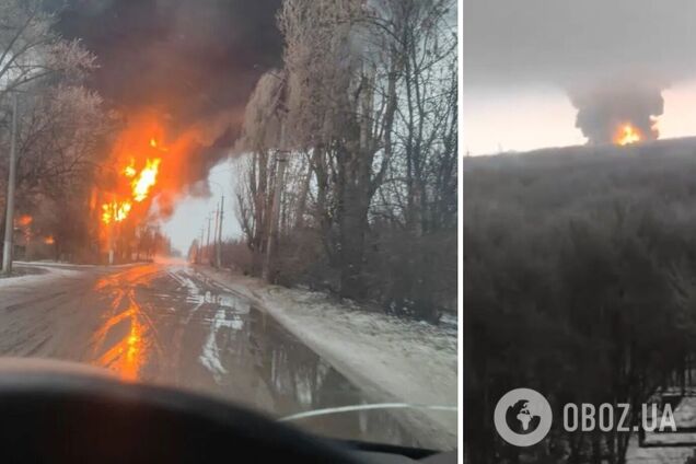 Были еще прилеты: в оккупированной Макеевке продолжился пожар на нефтебазе. Видео