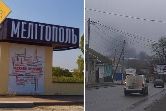 На базі окупантів у Мелітополі сталася пожежа