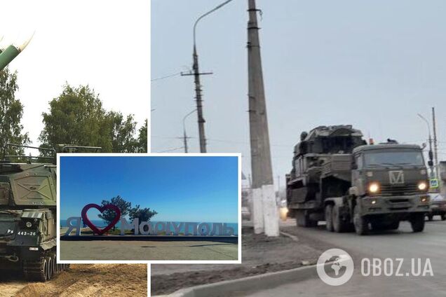 Оккупанты перемещают свою военную технику и живую силу