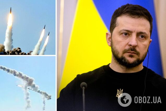 Зеленський розповів, скільки ракет і дронів Росія випустила по Україні з початку року