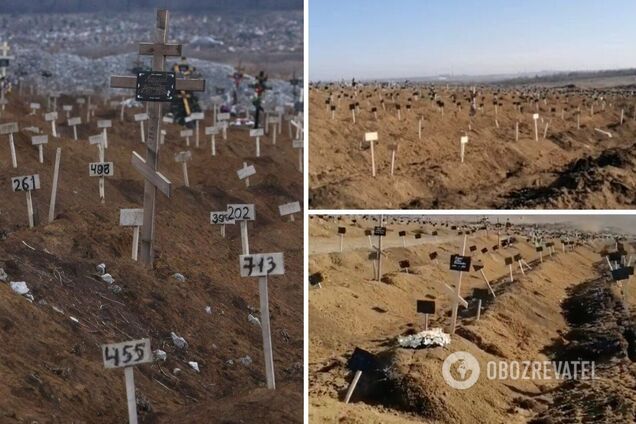 Кілометри безіменних могил: кладовище в Маріуполі розрослося до жахливих масштабів. Відео