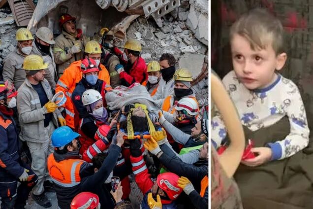 В Турции из-под завалов спасли украинку и ее сына