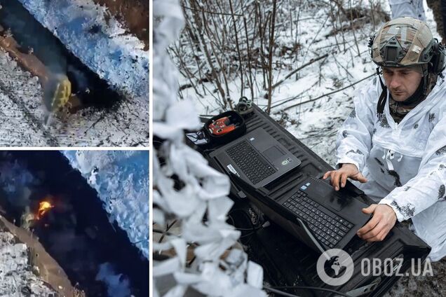 Съемке позавидовали бы в Голливуде: украинские защитники показали, как передают 'бандероли' оккупантам. Видео