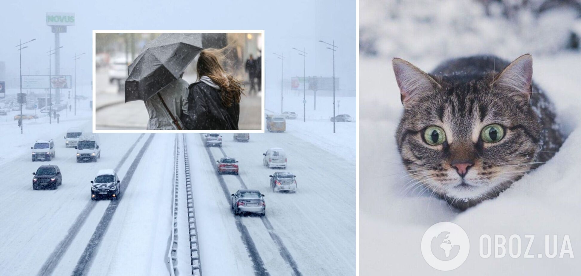 Україну 12 лютого накриють мокрий сніг із дощем: синоптикиня розповіла подробиці  