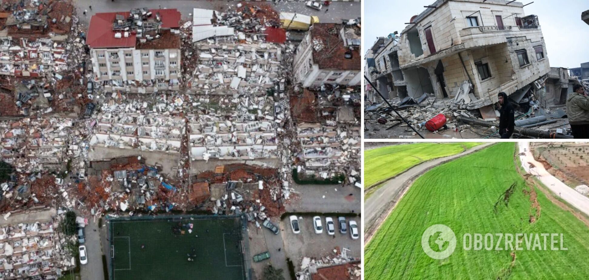 На півдні Туреччини після землетрусів утворився розлом: гігантська тріщина в земній корі простяглася на багато кілометрів. Відео 
