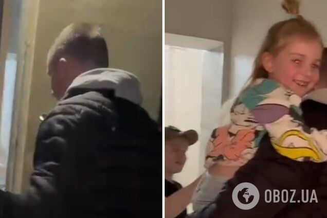 'Неможливо дивитися без сліз': мережу зворушило відео зустрічі захисника Зміїного з родиною після 10 місяців полону