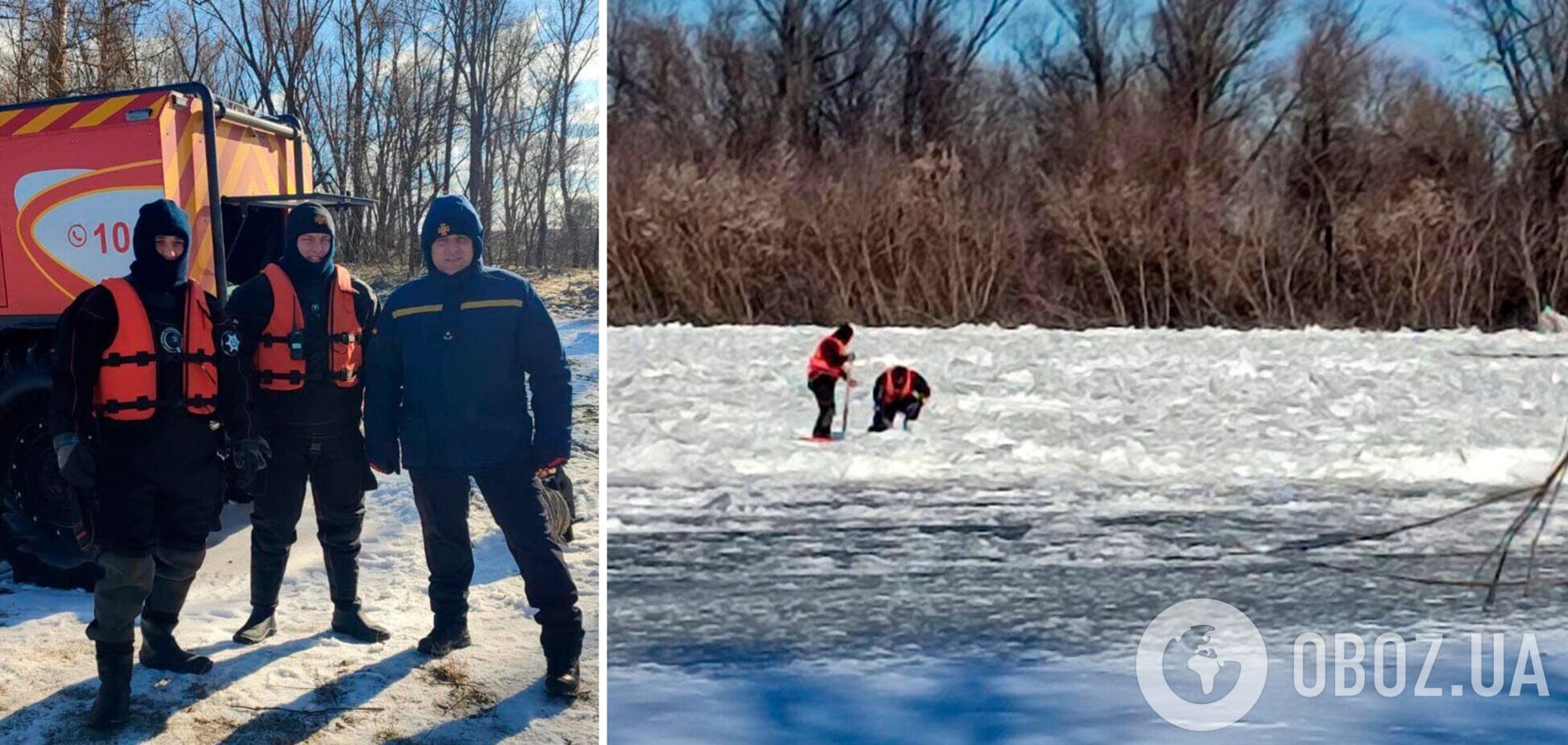 Рятувальники підірвали 'крижаний затор' на річці Десна