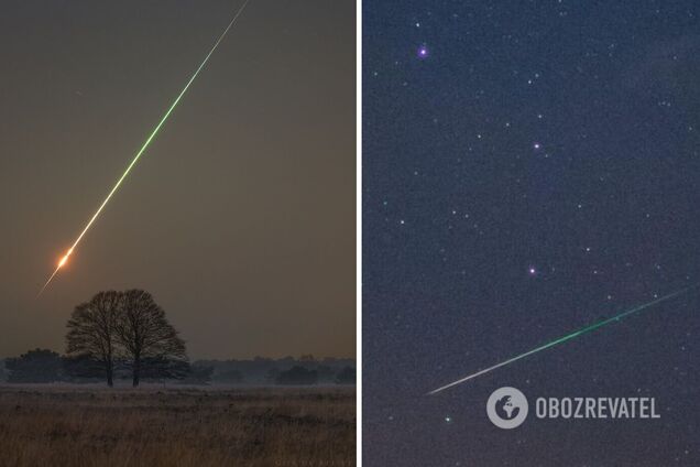 Вогняна куля висвітлила небо: у Франції вночі спостерігали падіння метеорита. Фото і відео