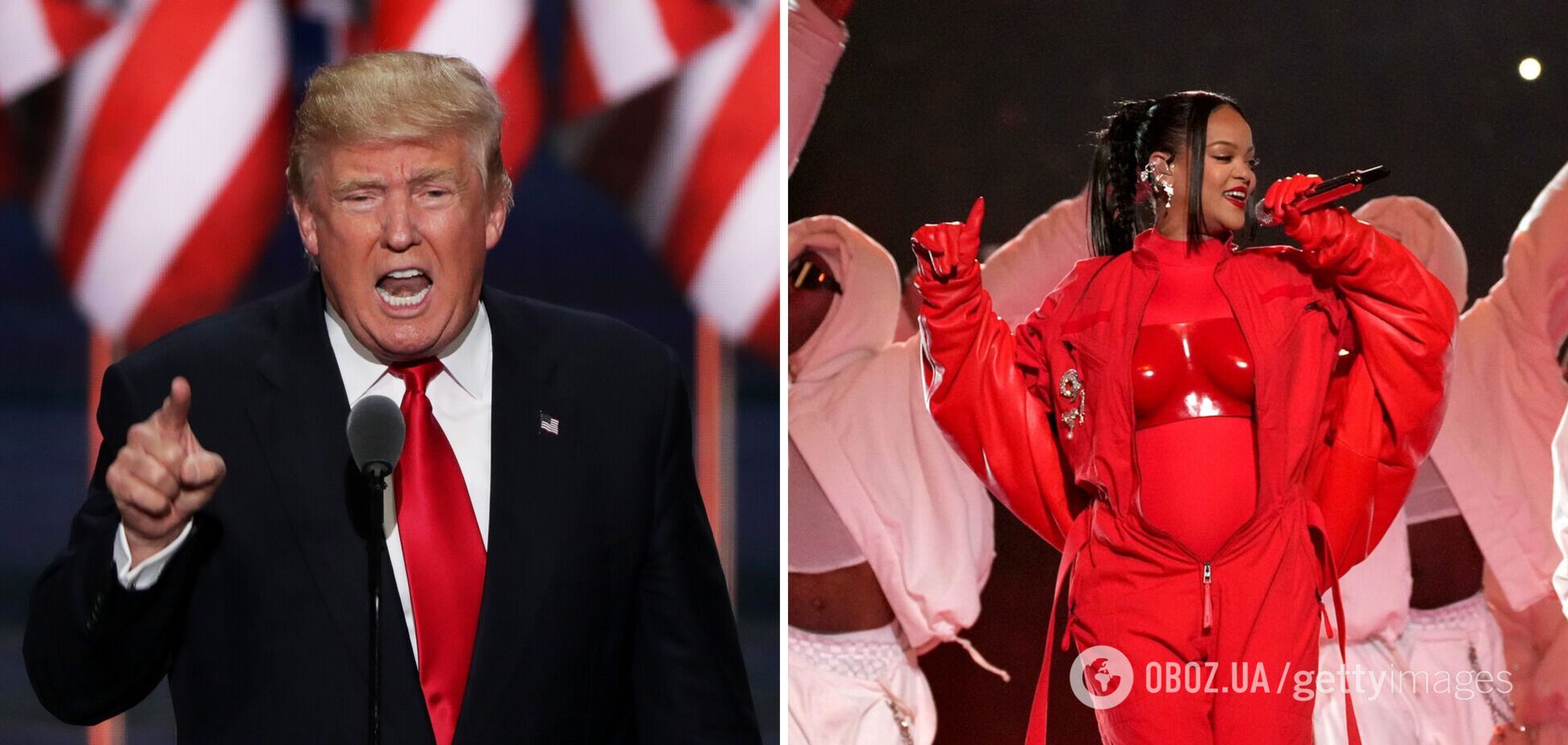 Дональд Трамп раскритиковал беременную Рианну накануне ее грандиозного выступления на Супербоуле-2023: подробности