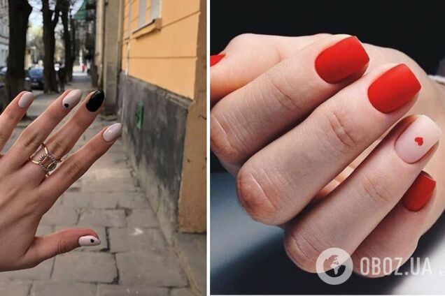 Какой маникюр сделать на День святого Валентина: лучшие идеи для разной длины ногтей. Фото