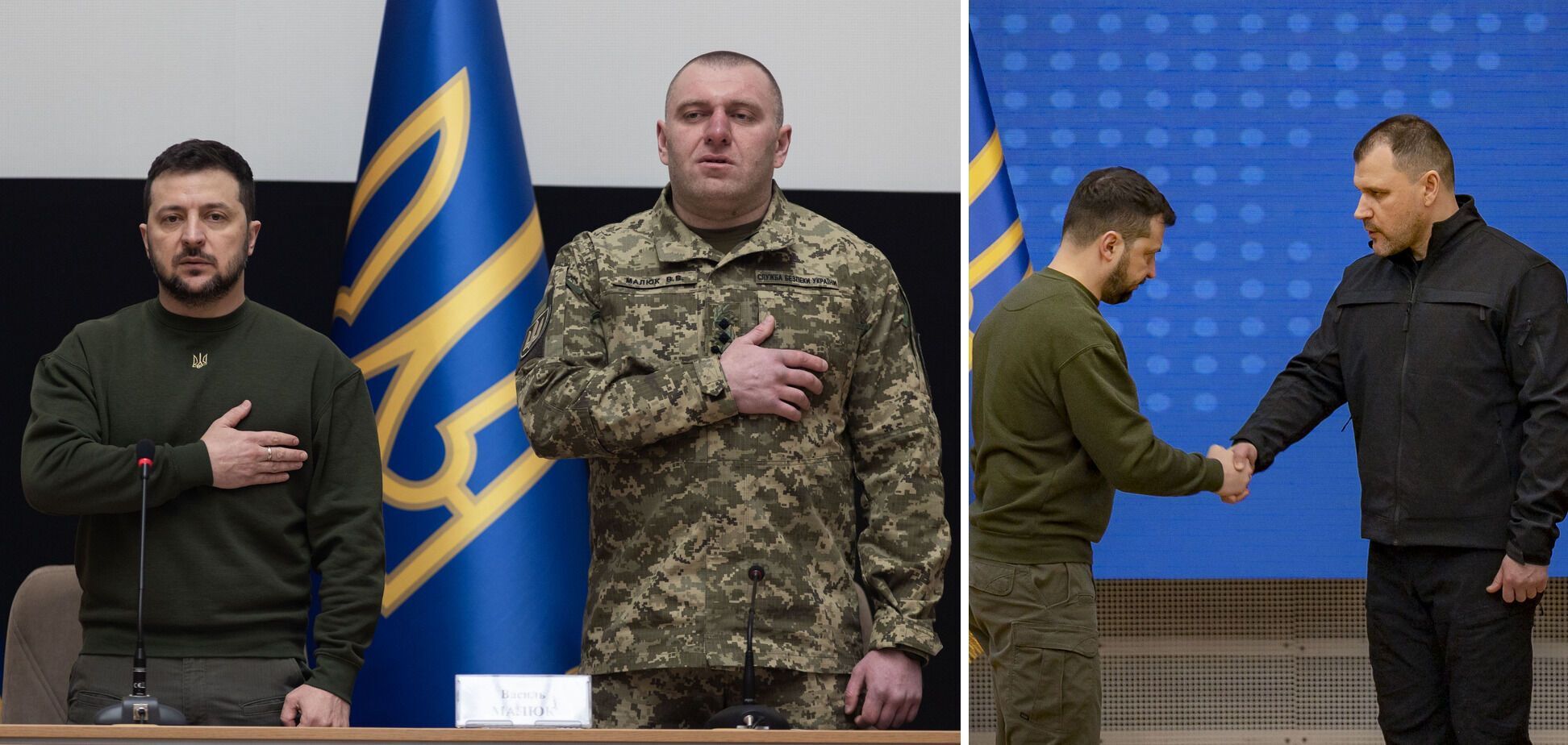 Зеленський, Малюк і Клименко