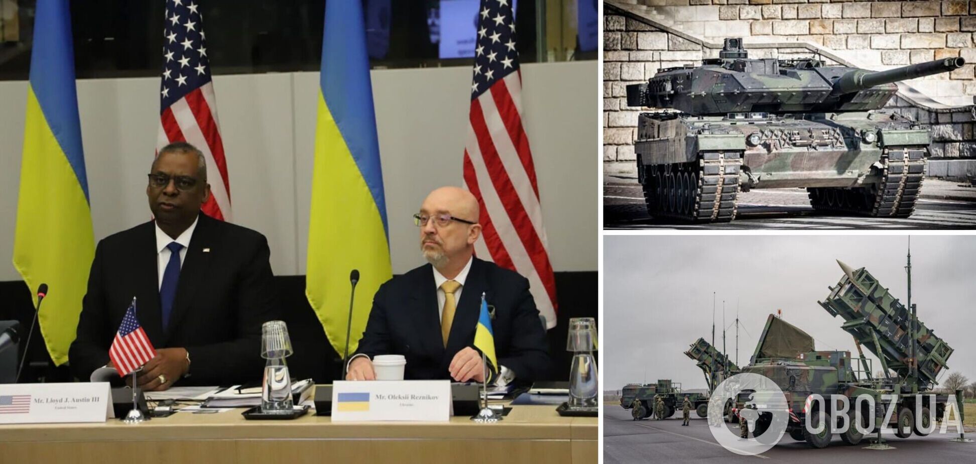 Танковий кулак для ЗСУ: глава Пентагону перерахував країни, які нададуть Україні Leopard і системи ППО