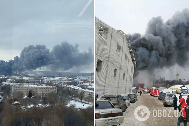У Казані спалахнула потужна пожежа, піднялася стіна чорного диму. Відео
