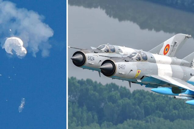 В Румынии из-за воздушного шара подняли в небо истребители