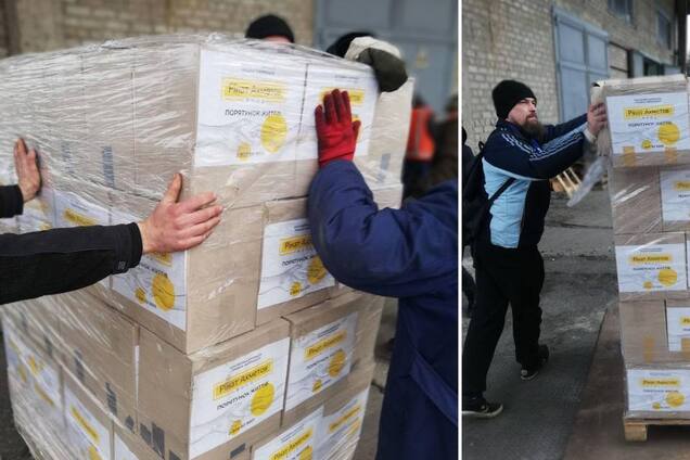 Фонд Ахметова передал Бахмуту почти 4 тысячи проднаборов