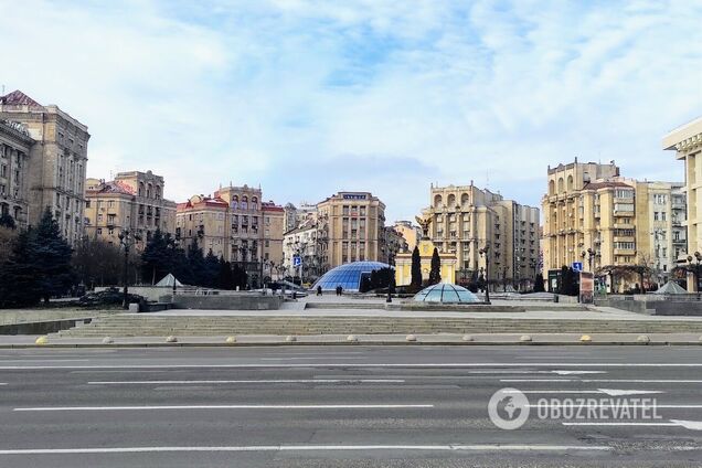 Вид на Майдан в наши дни