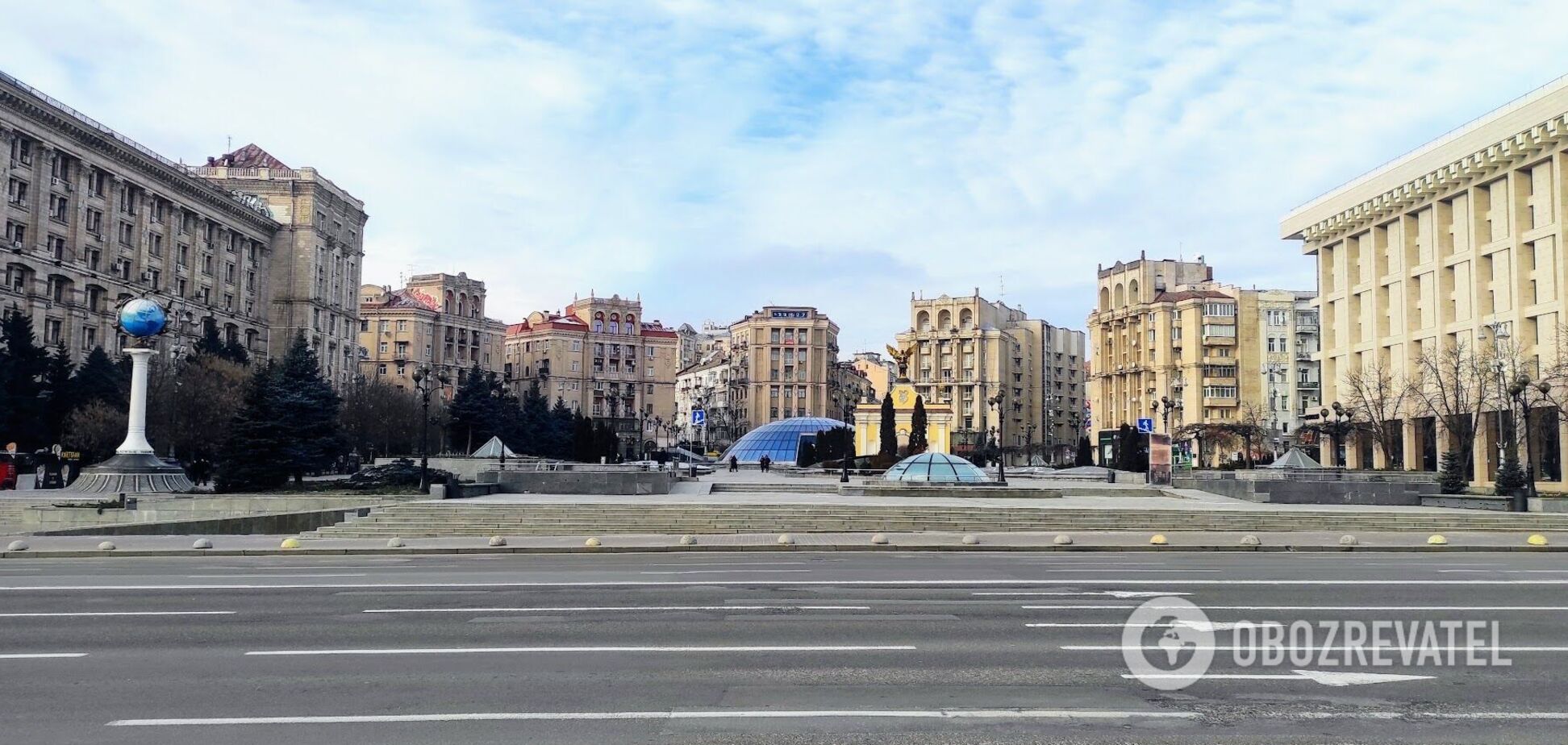 Вид на Майдан в наши дни