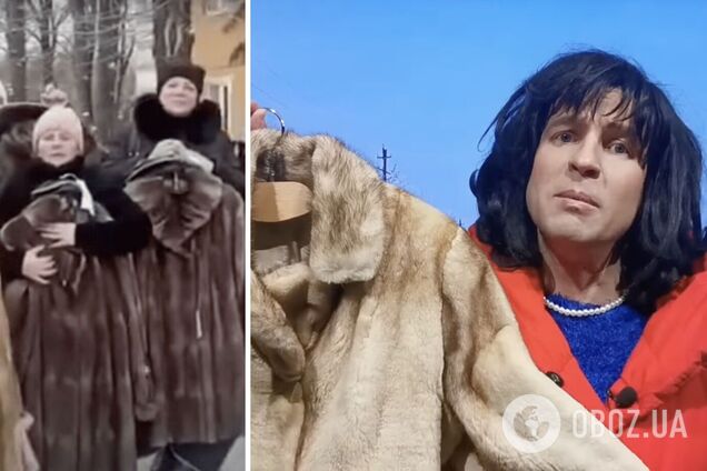 Звезда 'Квартала 95' в образе вдовы оккупанта похвастался 'гробовыми' подарками за смерть мужа