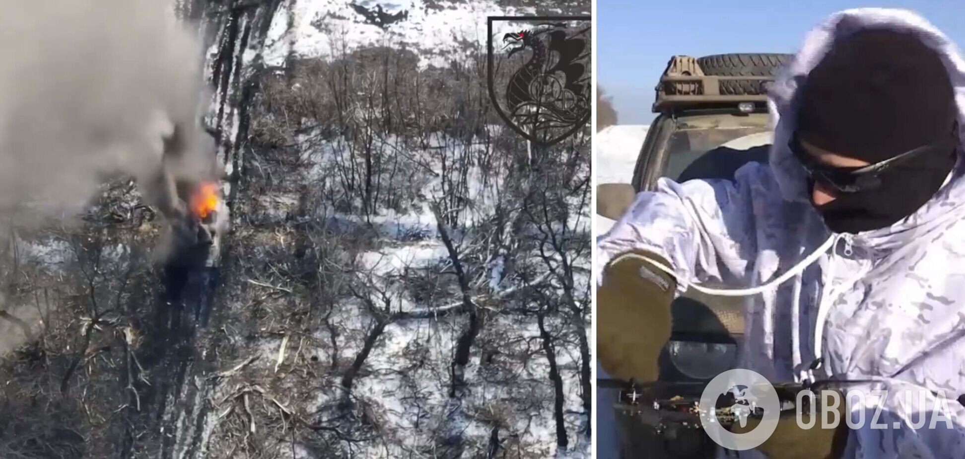 На Донеччині українські морпіхи спопелили БМП окупантів, які намагалися штурмувати їхні позиції. Відео 