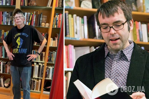 Стивен Кинг анонсировал выход книги своего младшего сына в кепке с надписью 'Украина'. Фото
