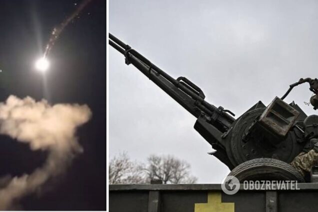 Українські зенітники показали, як збили ворожу ракету в нічному небі: вражаюче відео