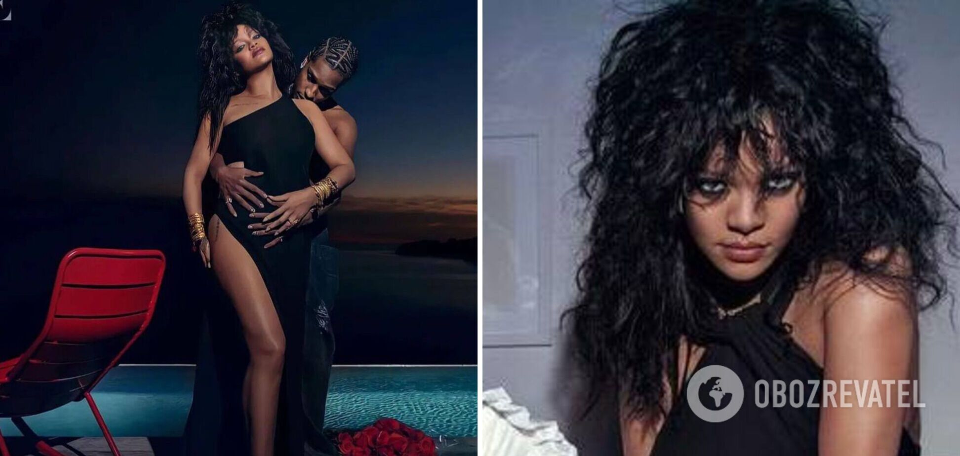 9-місячний син Ріанни став моделлю: співачка з родиною позувала на березі океану для обкладинки глянцю. Фото