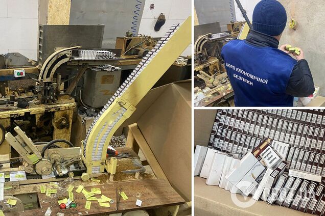 Обшуки пройшли у двох точках виробництва контрафактних цигарок