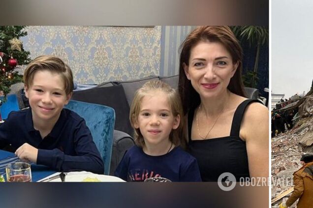 Українка Юлія Петрова разом із двома синами загинула під час землетрусу у Туреччині