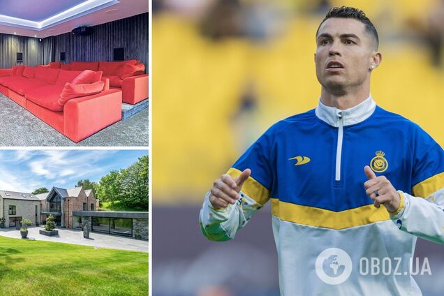 Роналду продает свое 'шедевральное' поместье в Англии. Появились фото изнутри особняка португальца