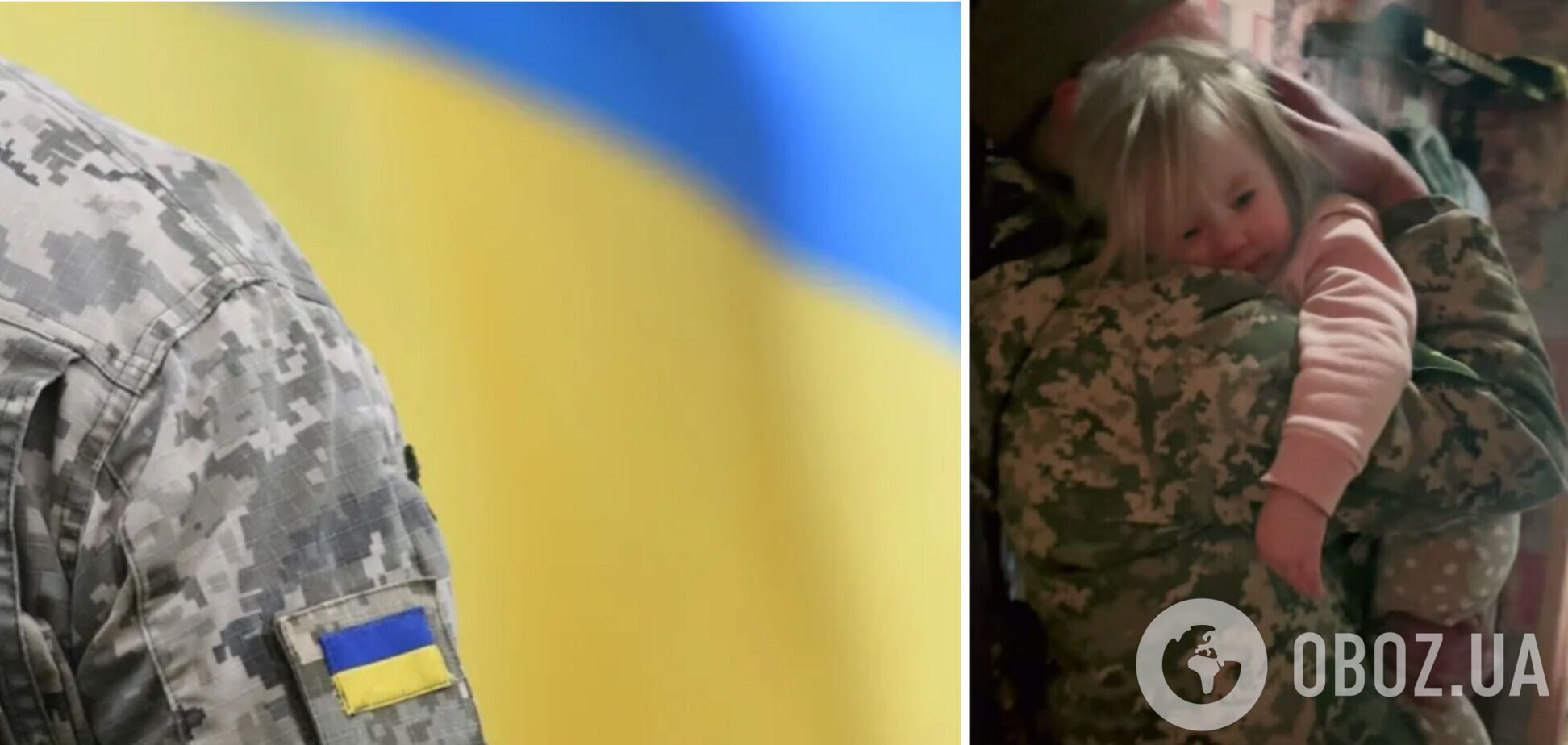 Не хочет отпускать: сеть тронуло видео встречи маленькой девочки с вернувшимся с фронта дедушкой