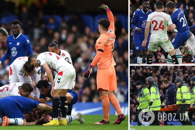 Капитан 'Челси' серьезно пострадал после 'ужасного инцидента' в матче АПЛ. Видео