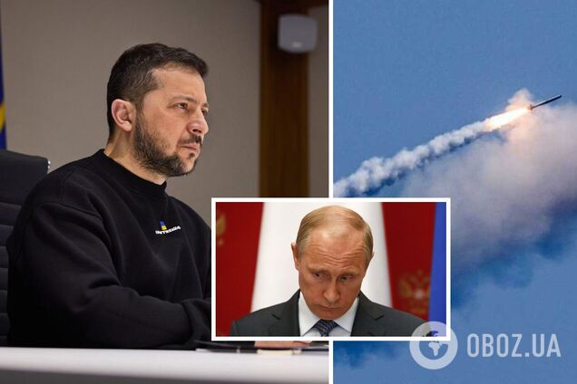 Зеленский прокомментировал российские ракетные удары