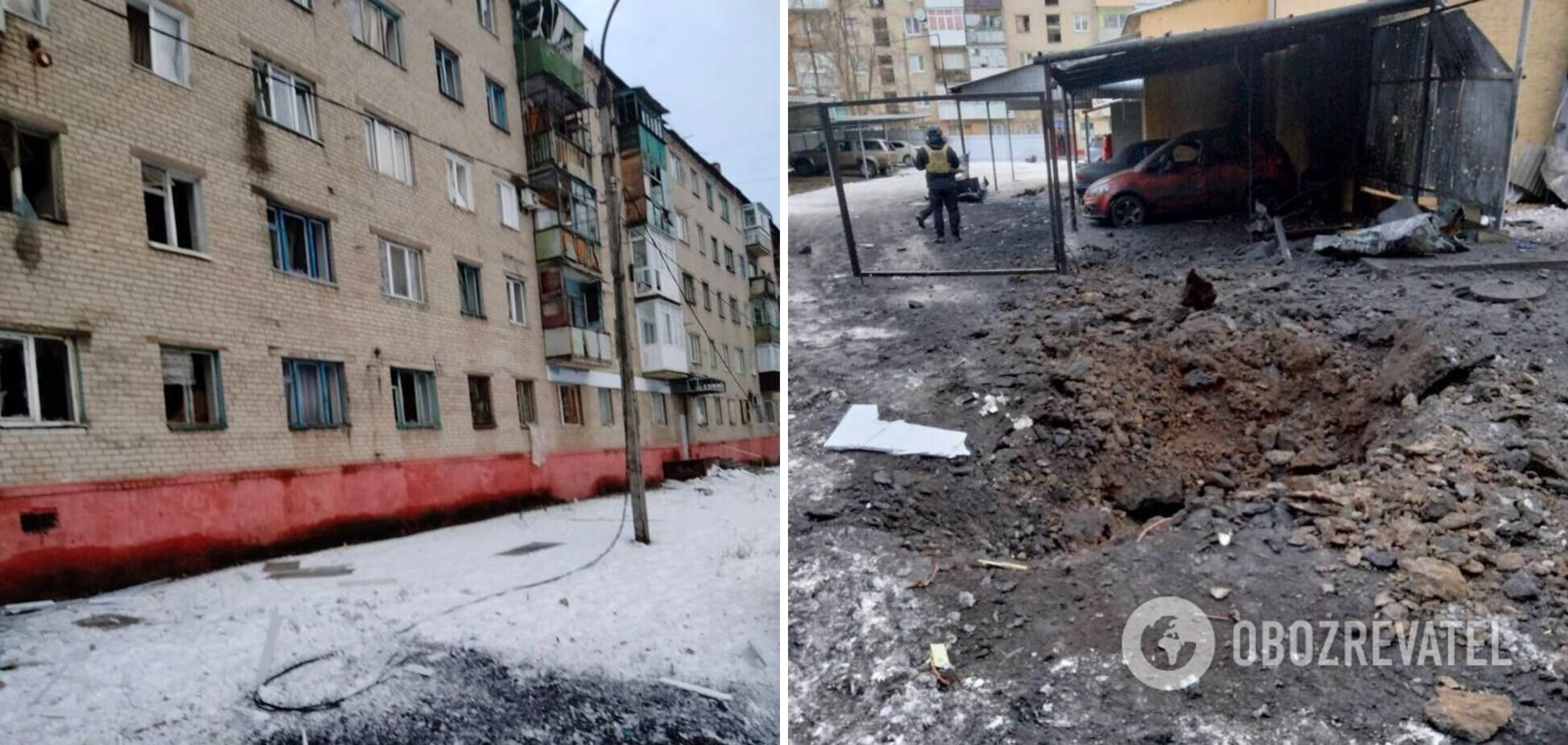 Россия нанесла ракетный удар по Дружковке в Донецкой области: фото последствий