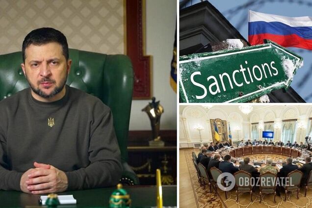 Зеленский утвердил решение СНБО о санкциях