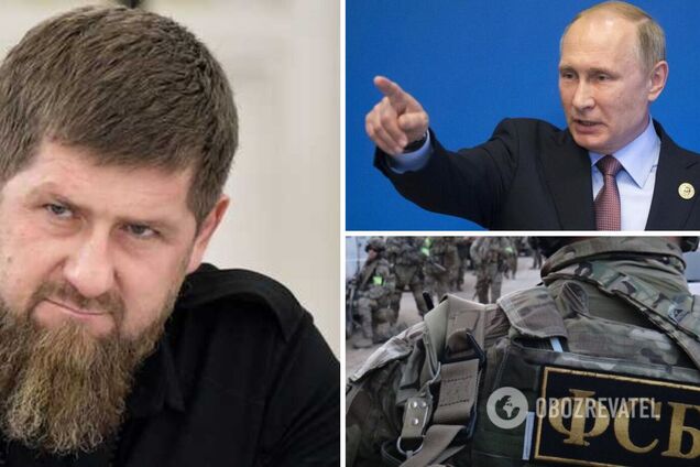 Кадырову передали 'привет' от ФСБ: стало известно, что Путину донесли на главу Чечни