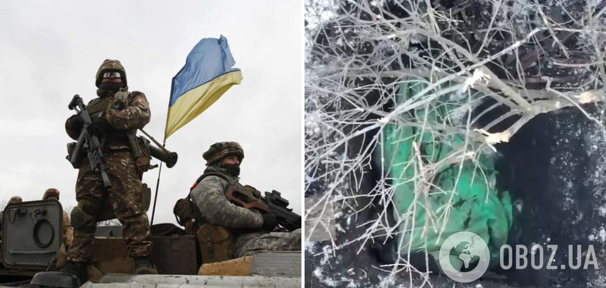 Прямое попадание: украинские бойцы показали, как помогают оккупантам согреться. Видео