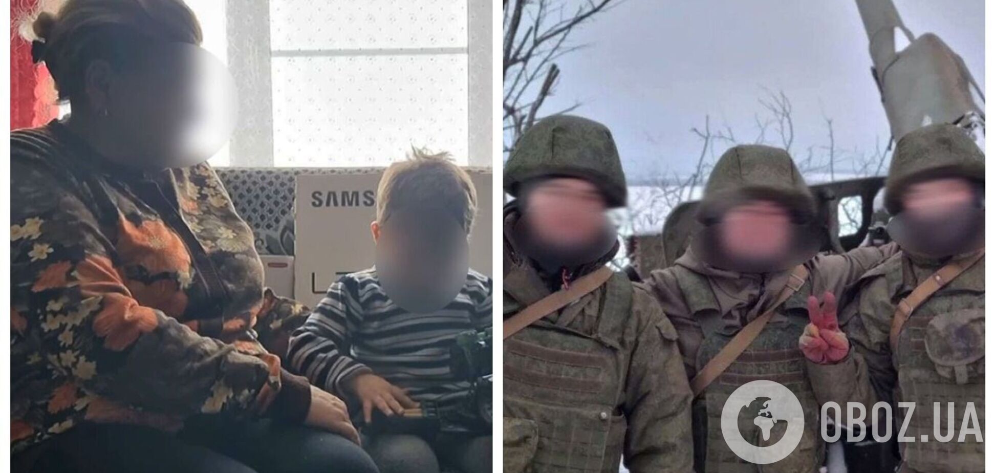У Росії матері трьох 'мобіків' і ще одного 'добровольця' подарували телевізор, а її меншому сину – автомат. Відео 