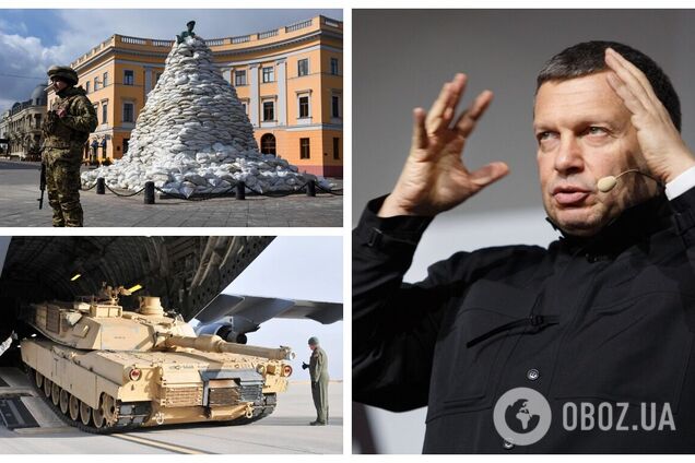 'Багато французів у військовій формі': у Соловйова видали новий фейк про війну в Україні, розмріявшись про атаку на Одесу. Відео