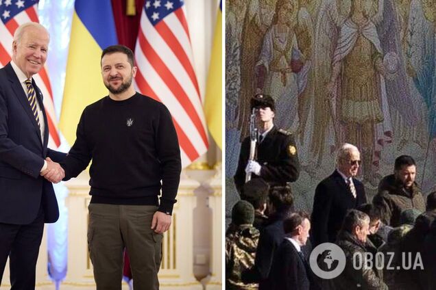 Президенты США и Украины Джо Байден и Владимир Зеленский