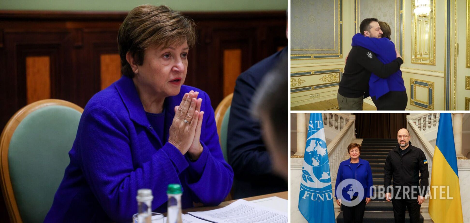 Георгиева в Киеве провела встречи с Зеленским и Шмыгалем